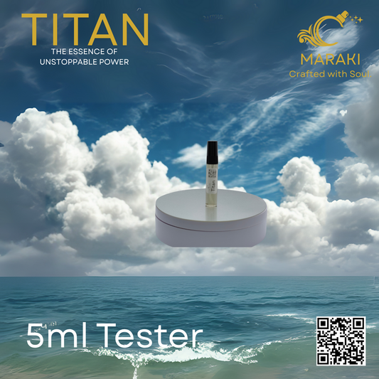 TITAN (Inspired from Diptyque, Dunhill Icon, and Ombre Leather Tom Ford) 5ml Tester