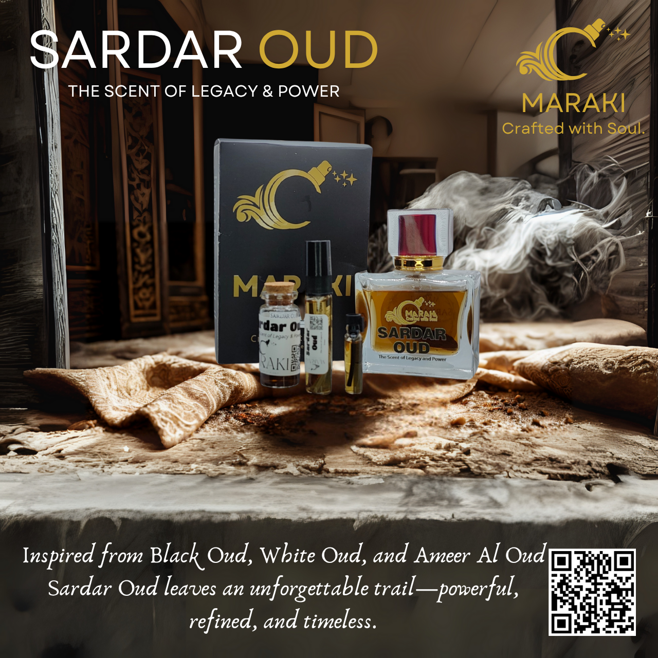 SARDAR OUD (Inspired from Black Oud, White Oud, and Ameer al Oud)