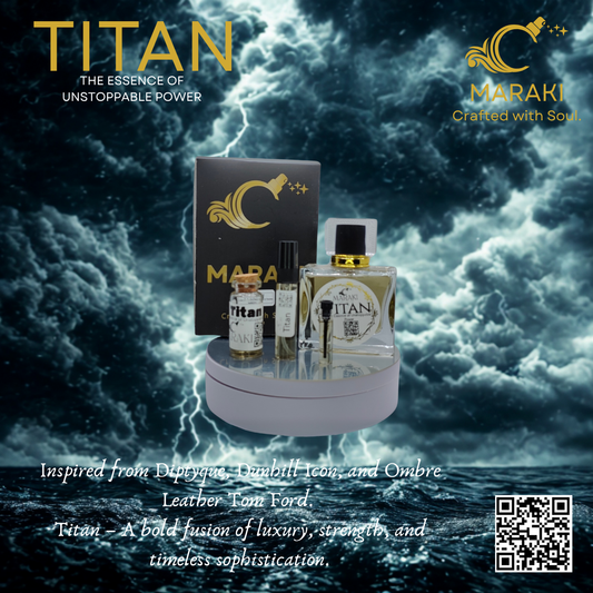 TITAN (Inspired from Diptyque, Dunhill Icon, and Ombre Leather Tom Ford)