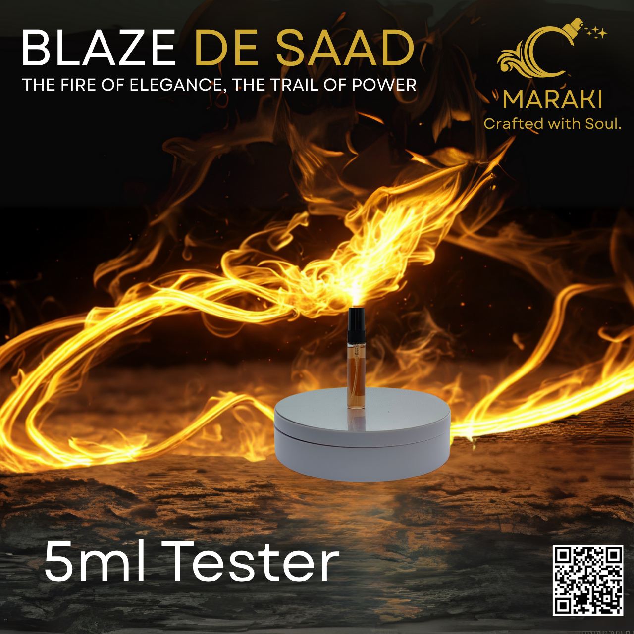 BLAZE DE SAAD (Inspired from Baccarat Rough 540, Mont Blanc Legend, and Ameer al Oud) 5ml Tester