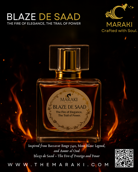 BLAZE DE SAAD (Inspired from Baccarat Rough 540, Mont Blanc Legend, and Ameer al Oud) 5ml Tester