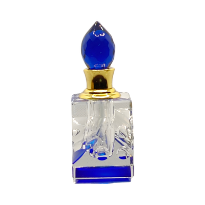 Blue Cap Flame Attar Bottle
