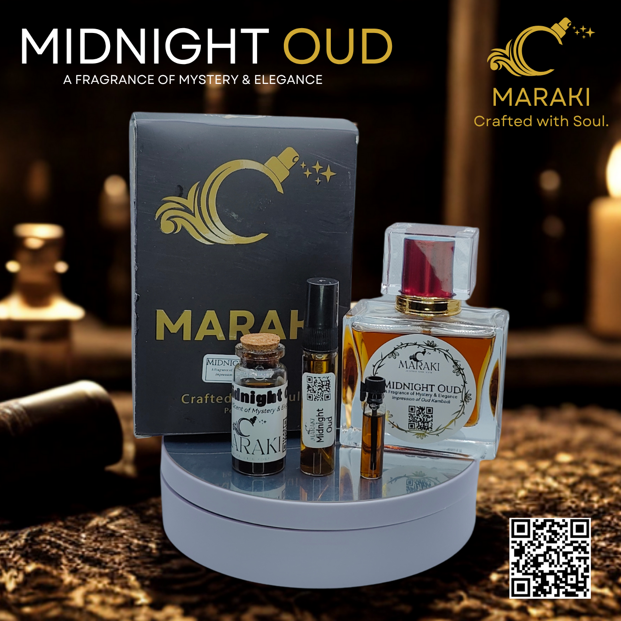 MID-NIGHT OUD (Inspired from Oud Kambodi) 5ml Tester