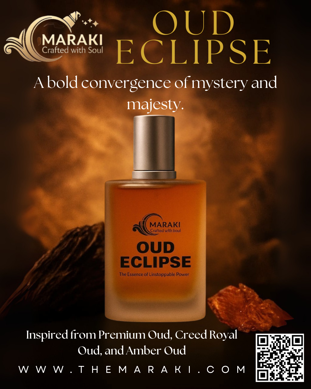 OUD ECLIPSE (Inspired from Premium Oud, Creed Royal Oud, and Amber Oud) 5ml Tester