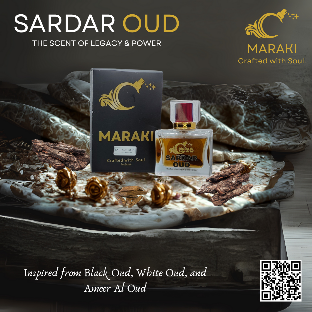 SARDAR OUD (Inspired from Black Oud, White Oud, and Ameer al Oud)