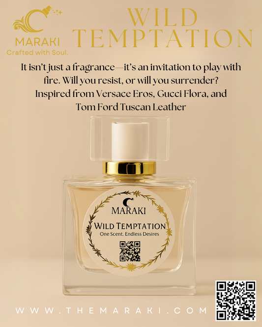 WILD TEMPTATION (Inspired from Versace Eros, Gucci Flora, and Tom Ford Tuscan Leather) 5ml Tester